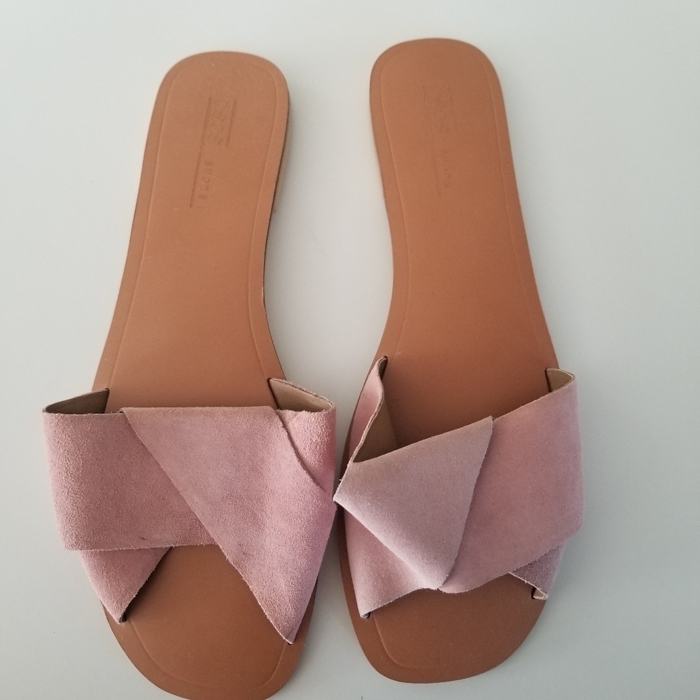 ASOS Blush and Tan Sandals